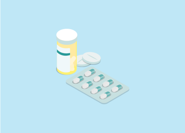 Image of oral medications that a kidney patient may need
